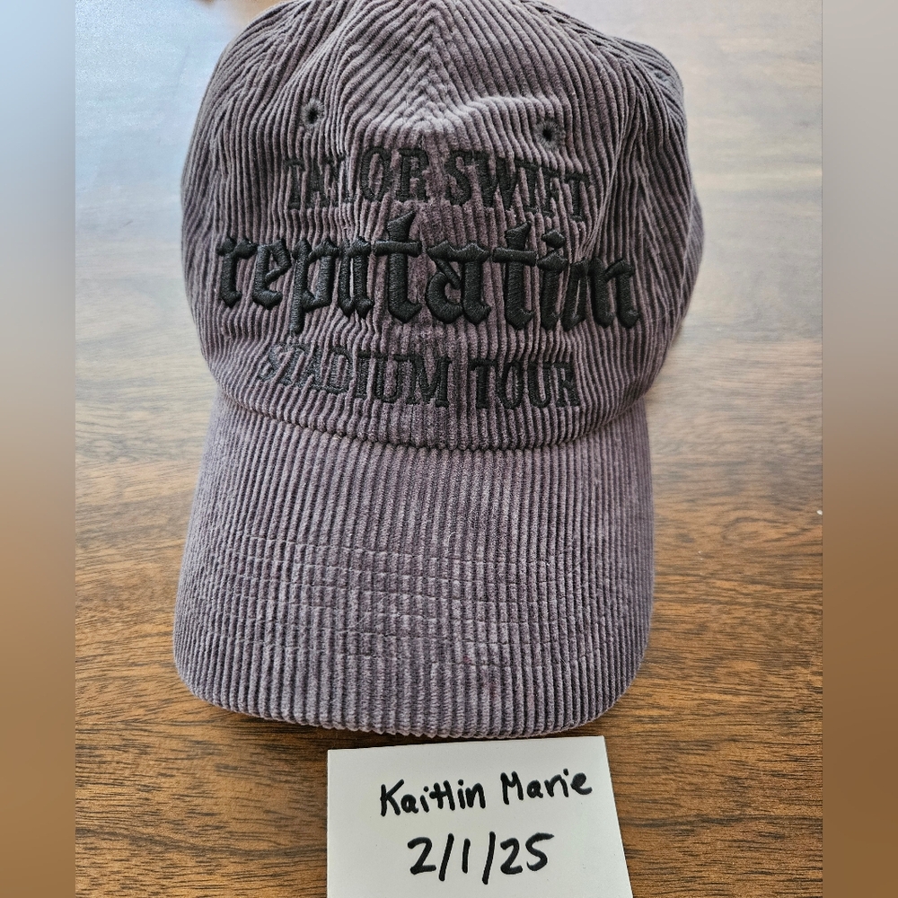 Taylor Swift Reputation Stadium Tour corduroy hat